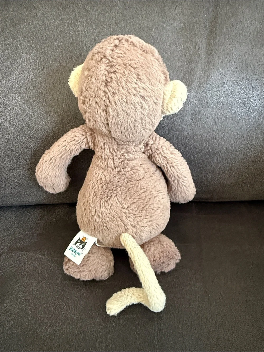 Jellycat Bashful Monkey Plush Toy Brown Beige Stuffed Animal Small 9